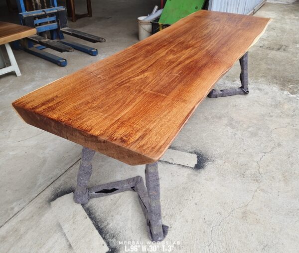 190826 (11) 8ft x 2.5ft Merbau Woodslab - MB805
