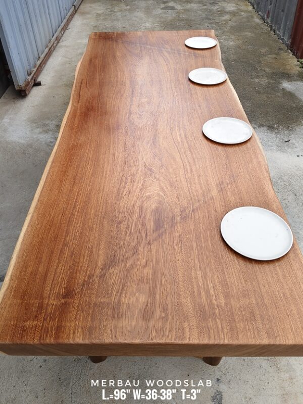 8ft x 3ft Merbau Woodslab - MB802