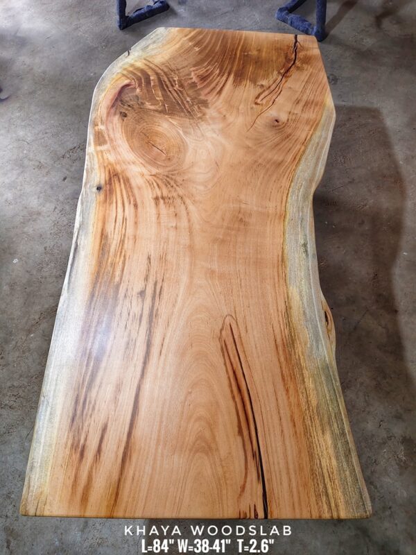 190826 (33) 7ft Khaya Woodslab - KH701