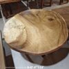 190826 (47) 5 Seater Round Shape Raintree Solid Woodslab - RTR01